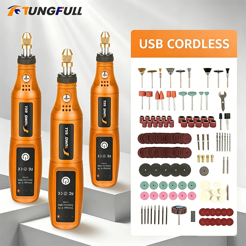 Power Tools Universal Battery - TUNGFULL Mini Electric Grinder Wireless Rechargeable