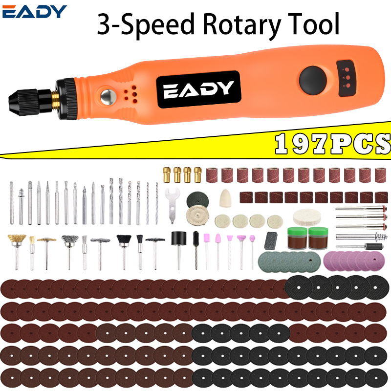 Power Tools Universal Battery - USB Cordless Rotary Tool Kit –