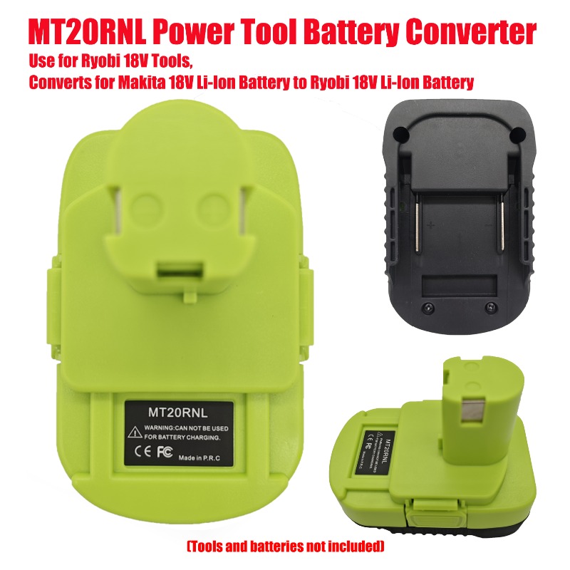 Power Tools Use - Use for Ryobi 18V Tools,Converts for