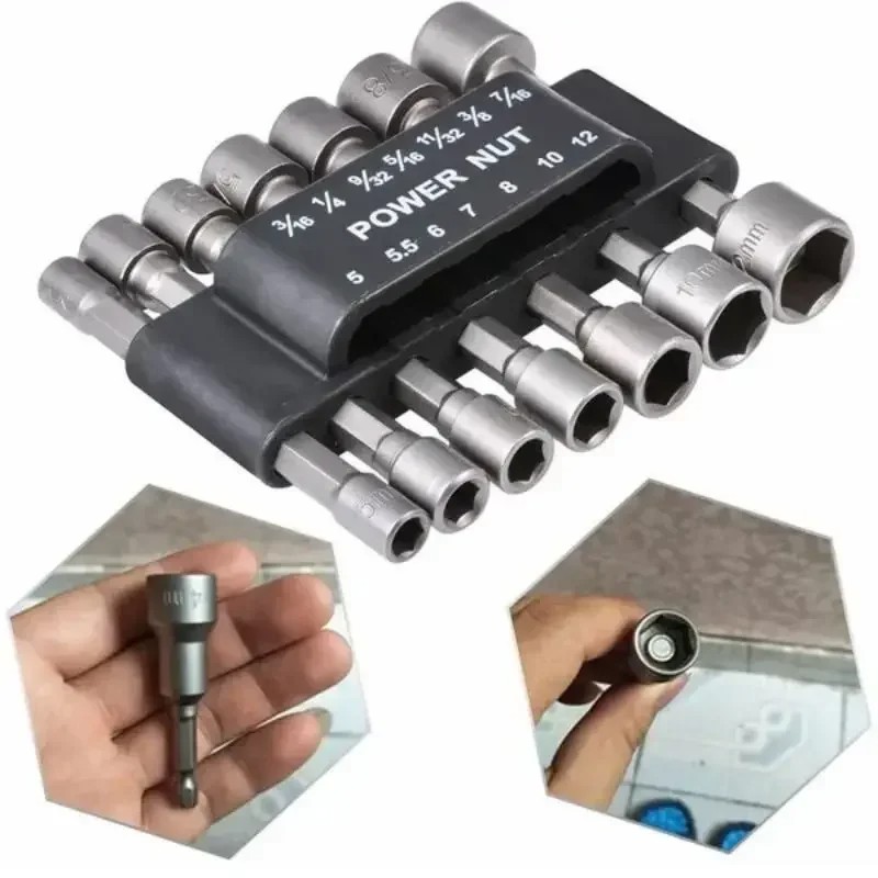 Power Tools For Sale - 9/14Pcs Set Socket Wrench Power Drill