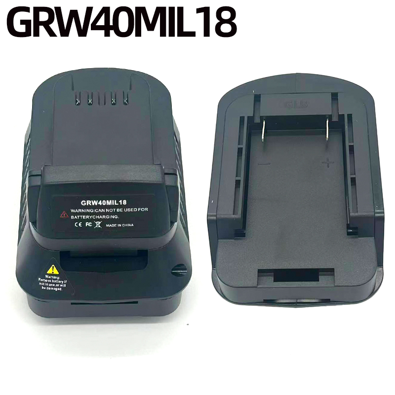 Power Tools Use - GRW40MIL18 Battery Adapter Converter Compatible for