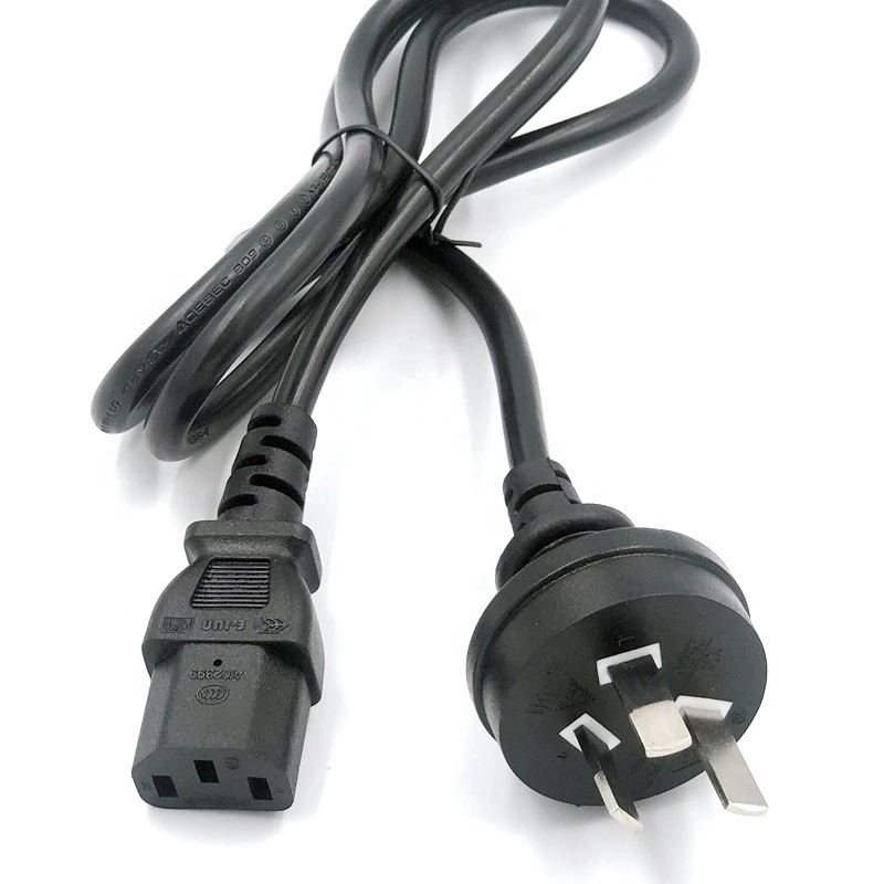 2pcs 1m Black 3 Prong AS3112 P - Power Tools Australia ulasan dan harga