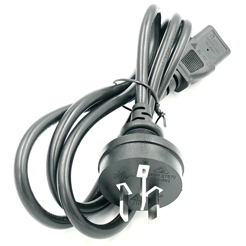 2pcs 1m Black 3 Prong AS3112 P - Power Tools Australia ulasan dan harga