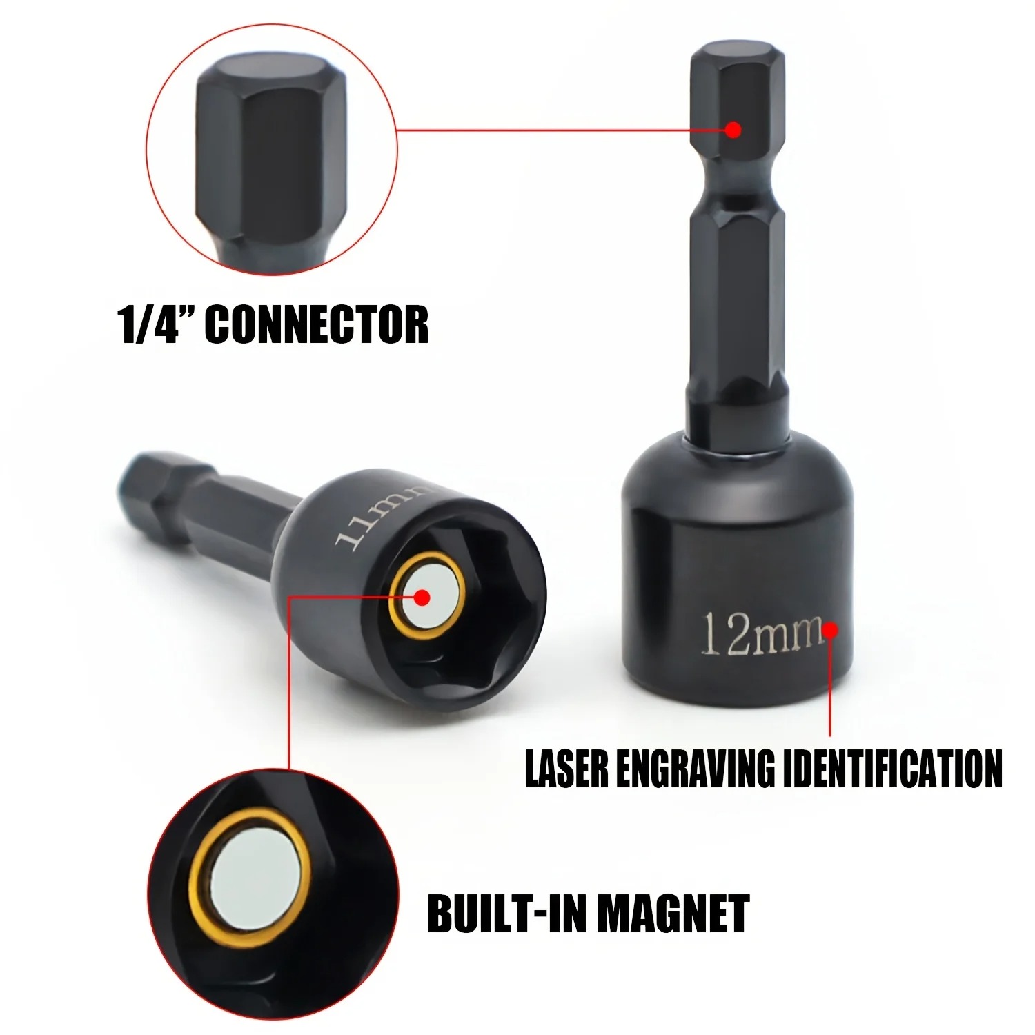 Strong Magnetic Hex Shank Nut  - Power Tools For Sale ulasan dan harga