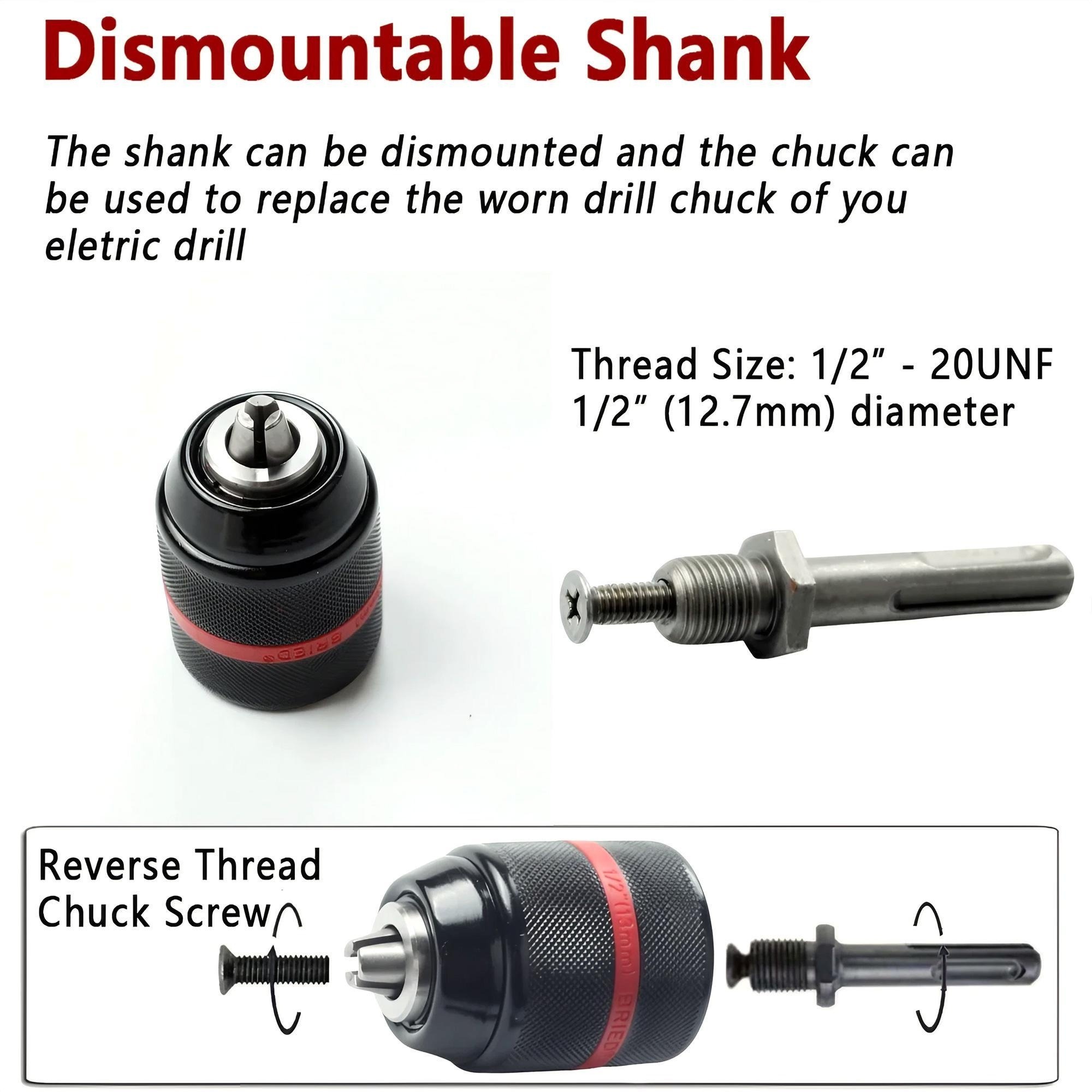 Keyless Drill Chuck Impact Dri - Power Tools For Sale ulasan dan harga