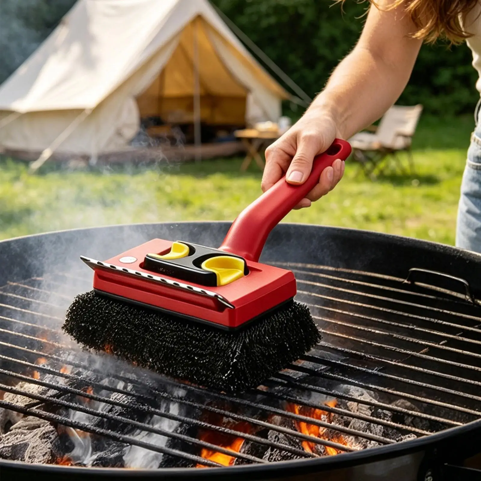 Long Handle Electric Grill Bru - Power Tools Use ulasan dan harga