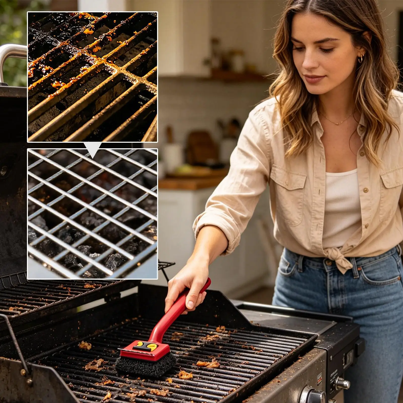 Long Handle Electric Grill Bru - Power Tools Use ulasan dan harga