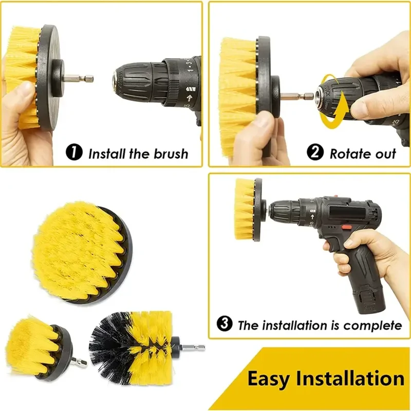 3 pcs/set drill brush set powe - Power Tools For Sale ulasan dan harga
