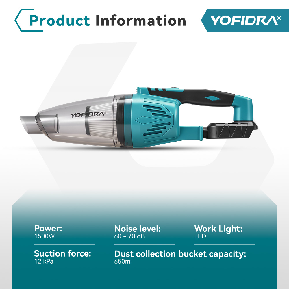 YOFIDRA 1500W 12KPA Electric V - Power Tools Universal Battery ulasan dan harga
