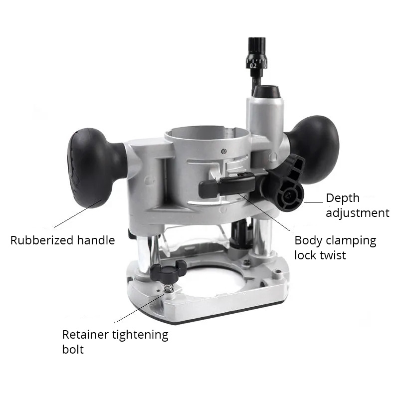 Plunge Base For 65mm Wood Rout - Router Trim Base ulasan dan harga