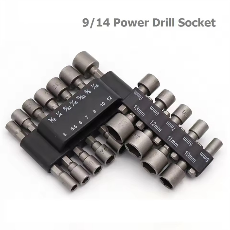 9/14Pcs Set Socket Wrench Powe - Power Tools For Sale ulasan dan harga