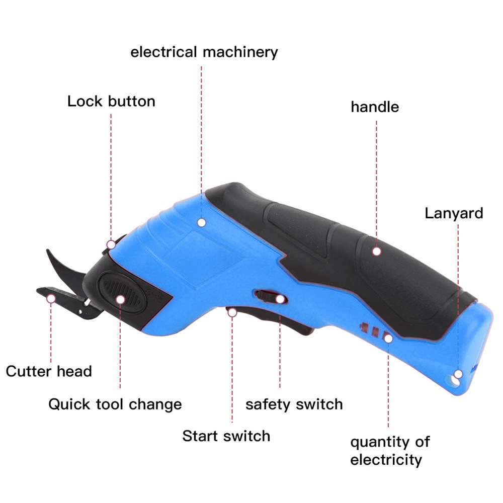 3.6V Electric Scissors Fabric  - Power Tools Universal Battery ulasan dan harga
