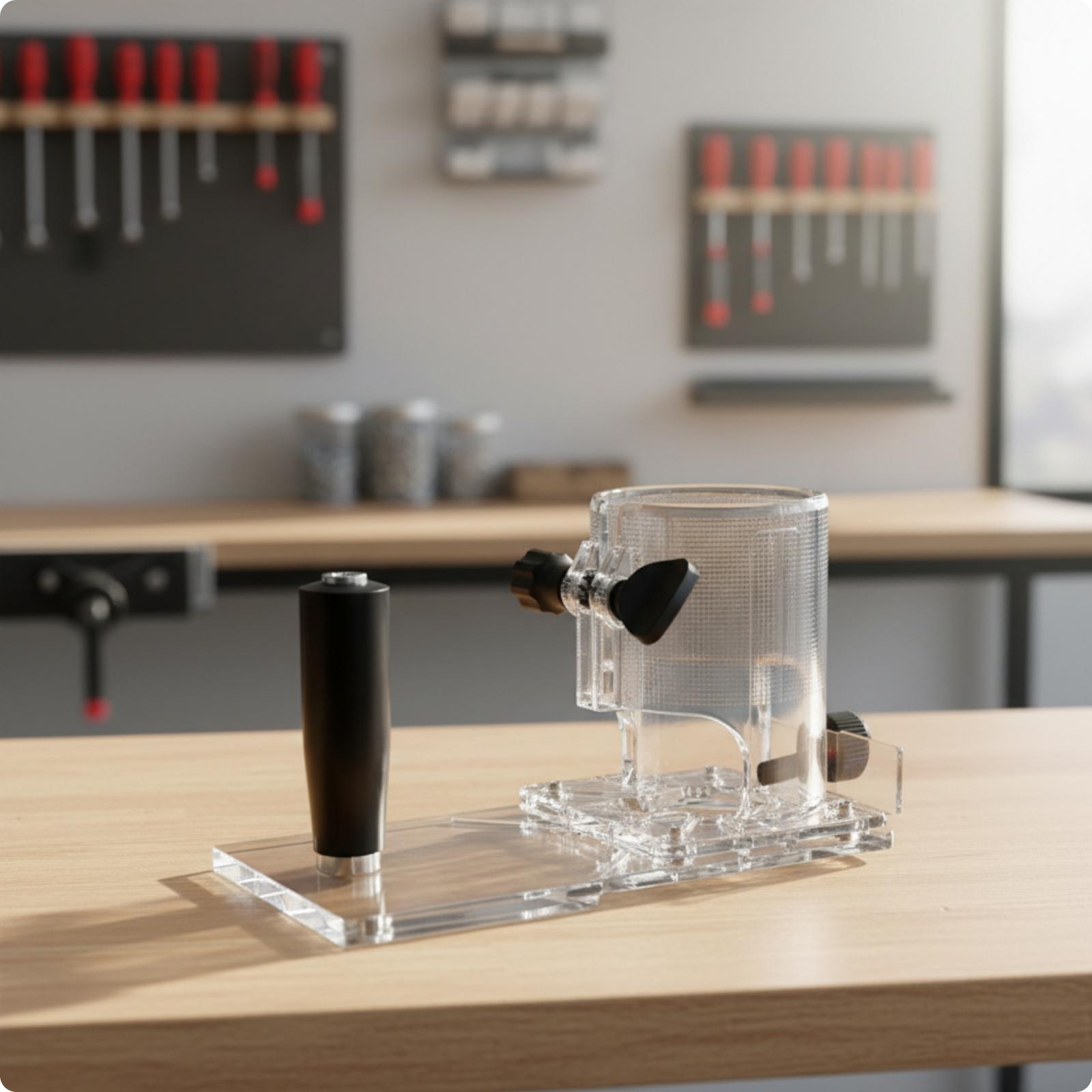 Clear Acrylic Router Base Plat - Router Trim Base ulasan dan harga