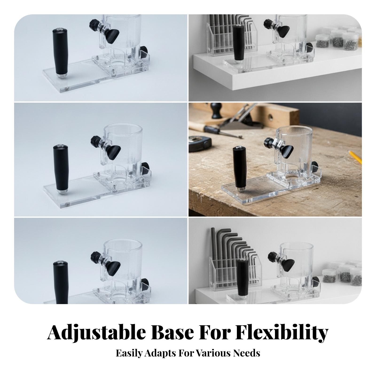 Clear Acrylic Router Base Plat - Router Trim Base ulasan dan harga