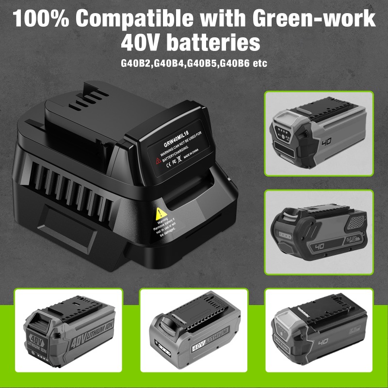 GRW40MIL18 Battery Adapter Con - Power Tools Use ulasan dan harga